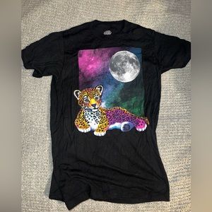 Lisa Frank - Black with Rainbow Leopard